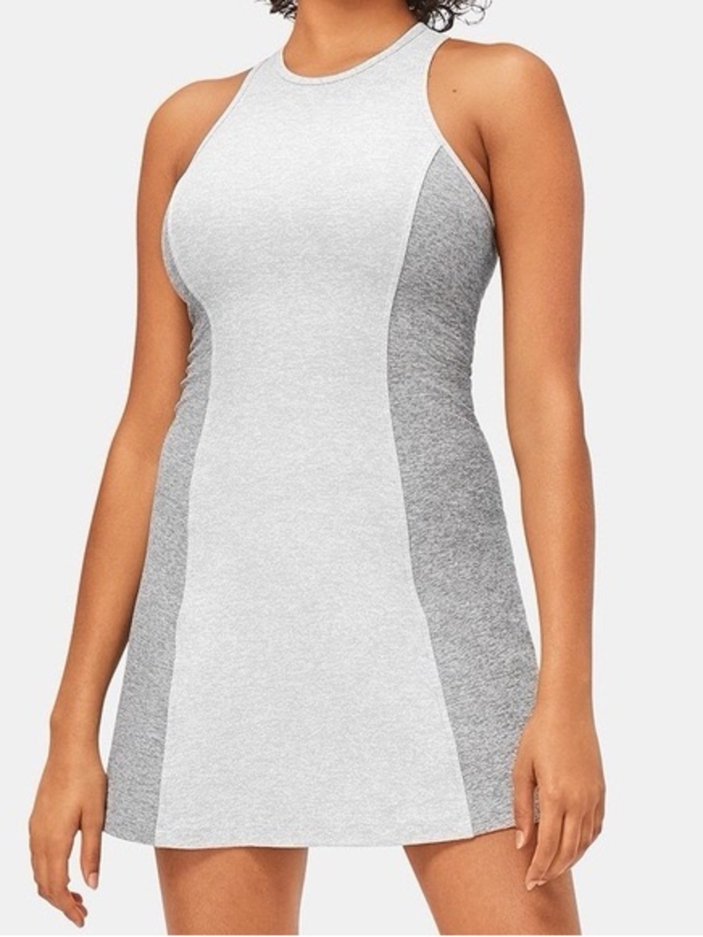 Outdoor Voices Athena Athletic Dress in Gray Dove Size Medium